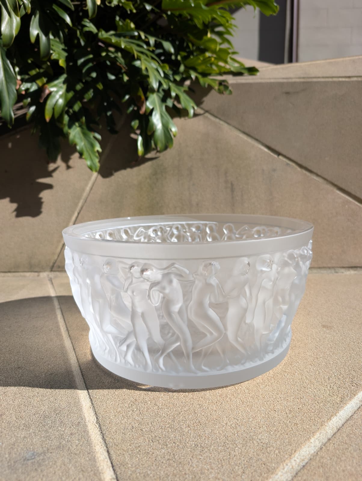 Lalique Bacchantes Bowl Clear Crystal - FormFluent