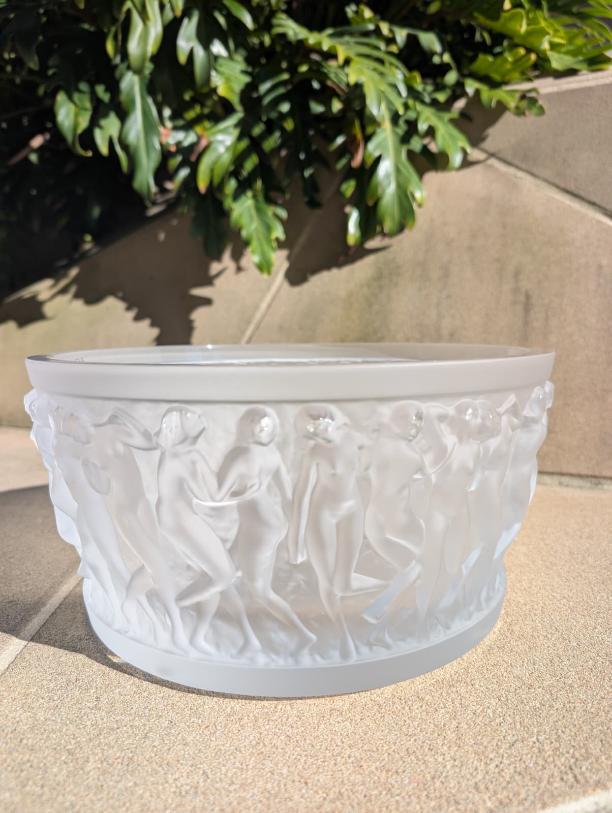 Lalique Bacchantes Bowl Clear Crystal - FormFluent
