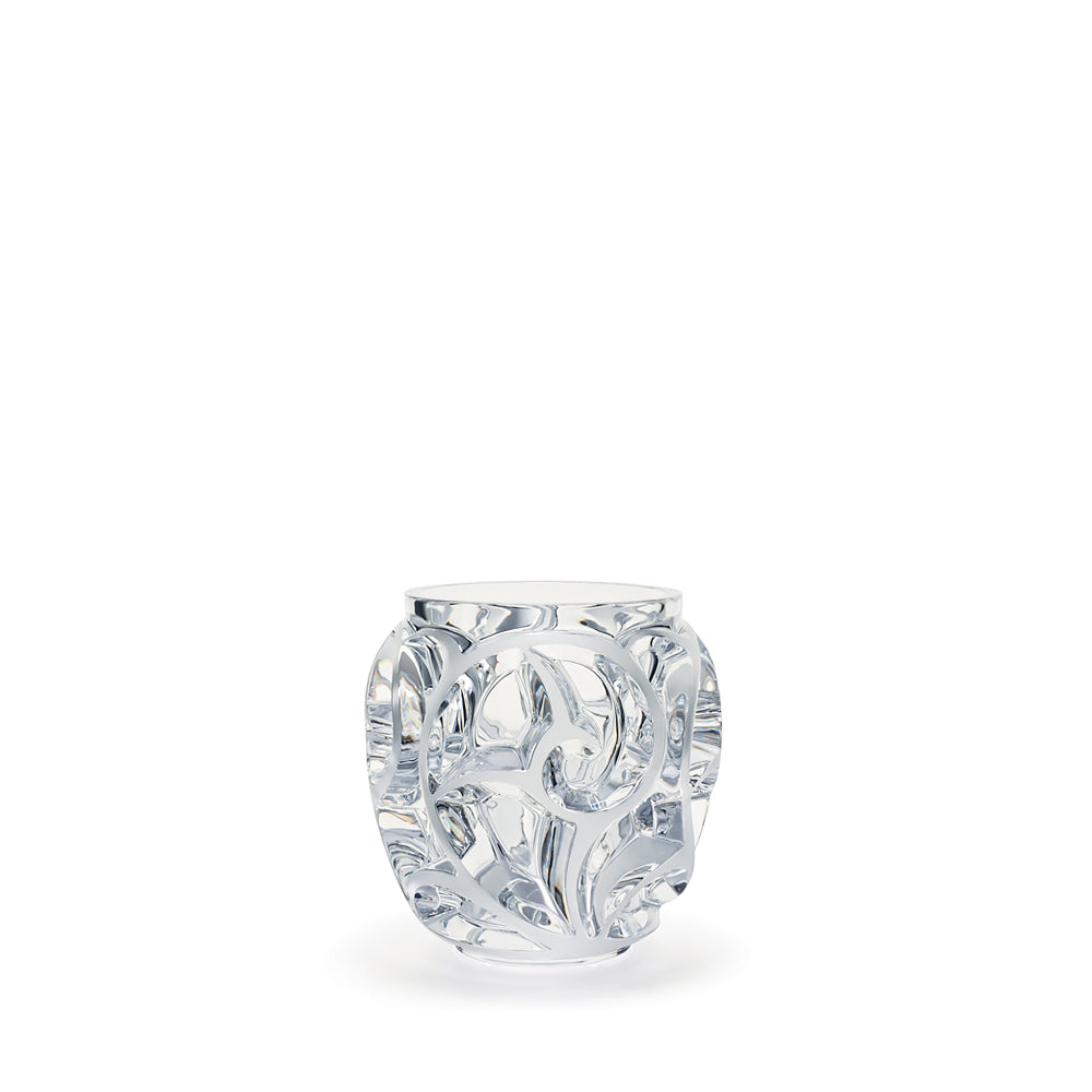 Tourbillons Small Vase Lalique clear crystal