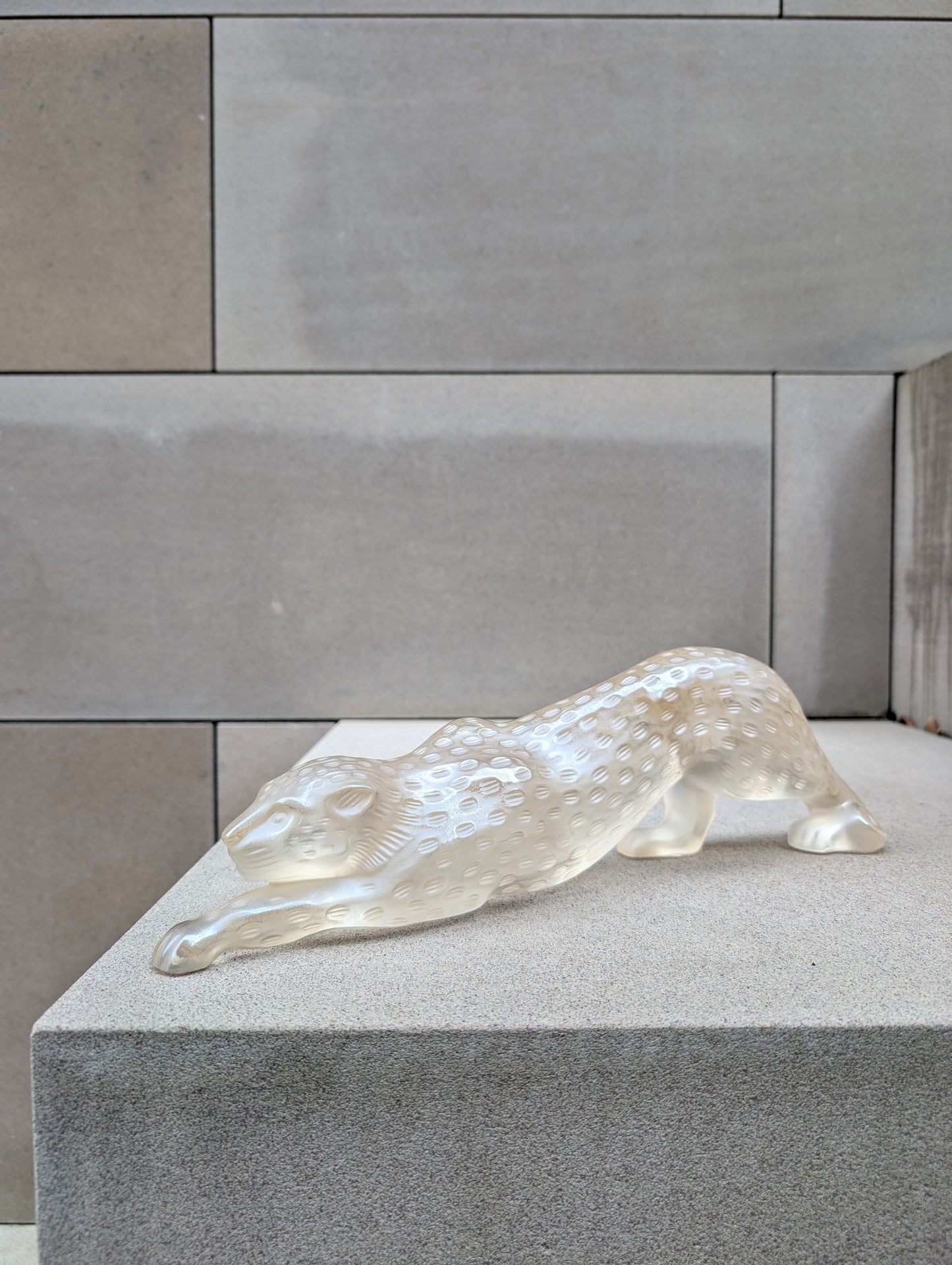 Buy Authentic Lalique Lalique Zeila Panther Large Sculpture Crystal Sculpture - FormFluent Sydney Australia