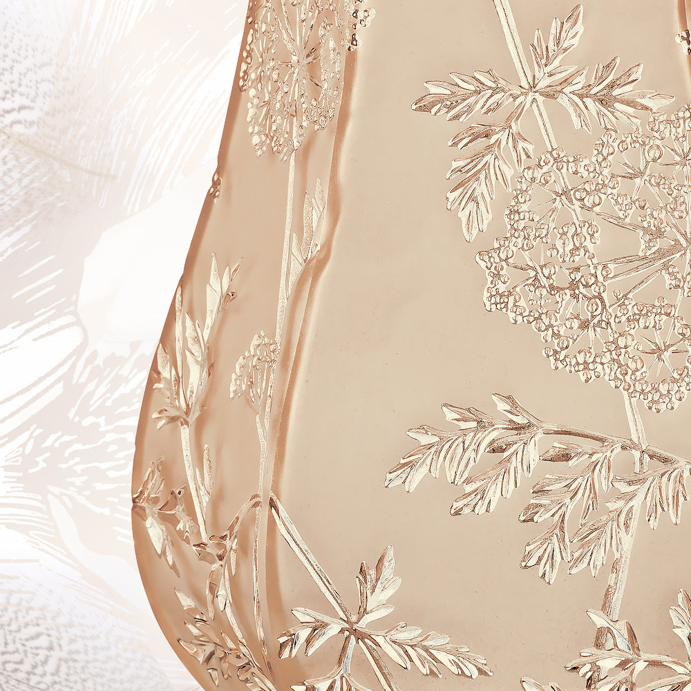  Lalique Ombelles vase - Gold luster crystal Vase by Lalique at  FormFluent