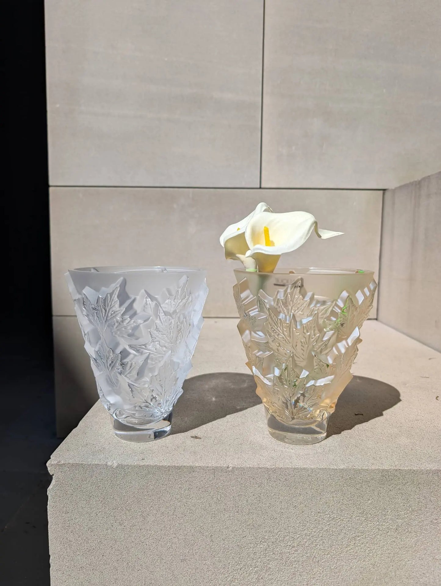  Lalique Champs-Élysées Small Vase Clear Crystal Vase by Lalique at  FormFluent