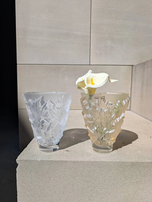  Lalique Champs-Élysées Small Vase Clear Crystal Vase by Lalique at  FormFluent