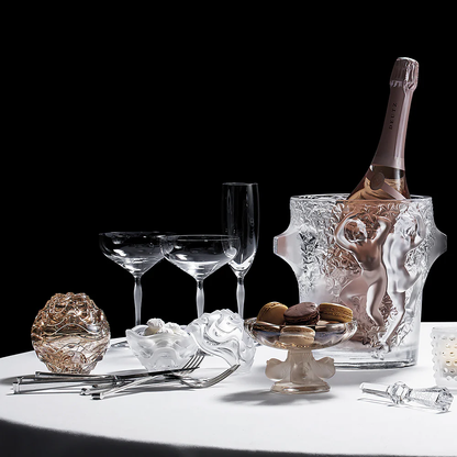 Lalique Vibration Box - Clear Crystal  by  Lalique at   FormFluent Sydney, Australia