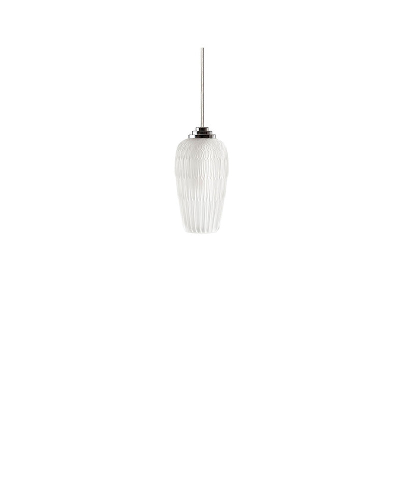 Lalique Plumes Ceiling Lamp Small Size Lighting  FormFluent