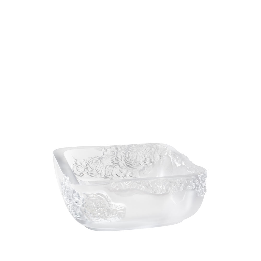 Lalique Pivoines Bowl Vase by Lalique at  FormFluent