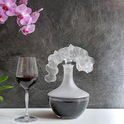 Lalique Lalique Orchidée Decanter Numbered Edition Barware - FormFluent Sydney Australia