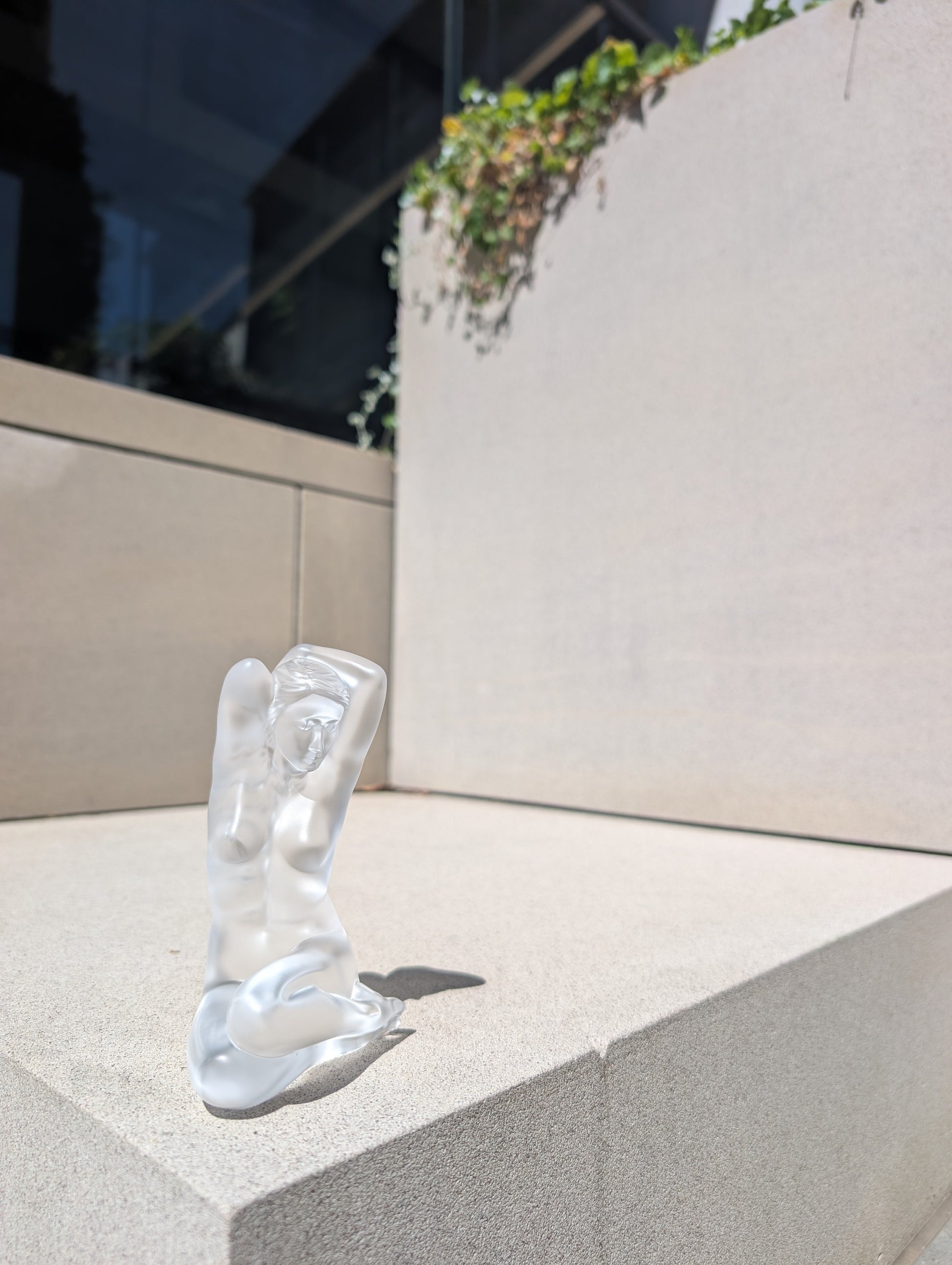 Buy Authentic Lalique Lalique Flora Small Nude Sculpture Clear Crystal Sculpture - FormFluent Sydney Australia