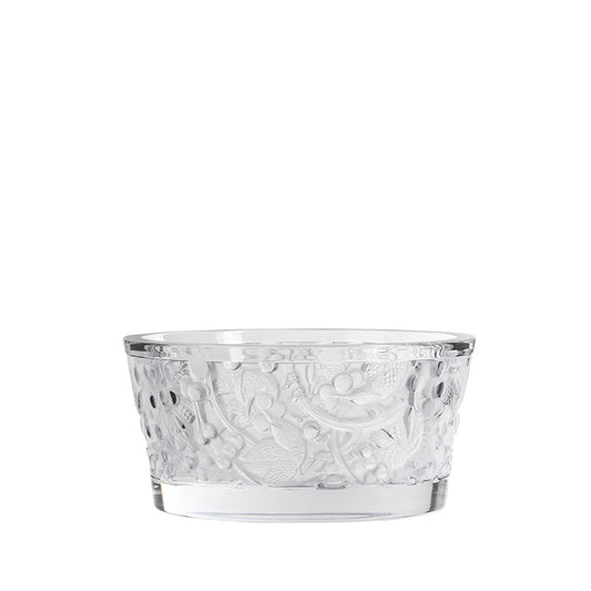 Merles et Raisins Bowl Lalique clear crystal