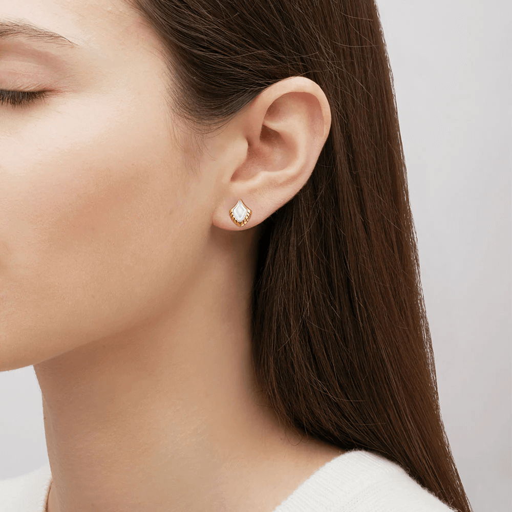 Lalique Paon Earrings  - FormFluent Sydney Australia