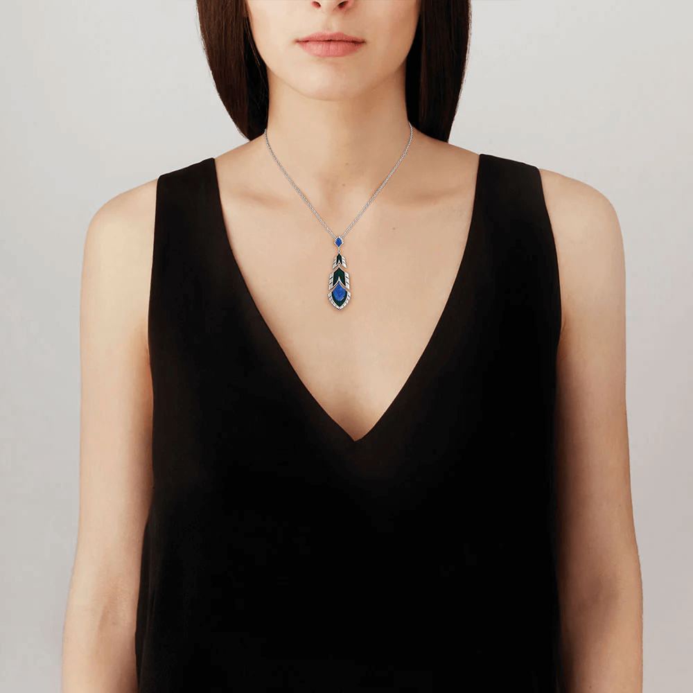 Lalique Paon Pendant  - FormFluent Sydney Australia