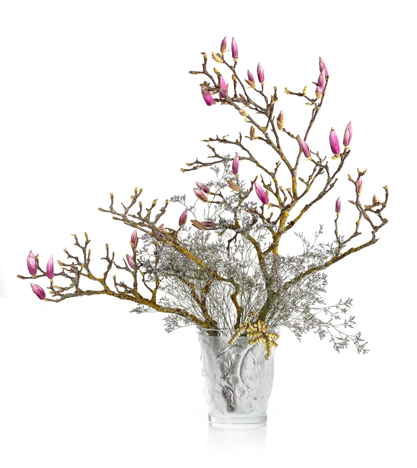 Buy Authentic Lalique Lalique Mûres Blackberries Medium Vase Vase - FormFluent Sydney Australia