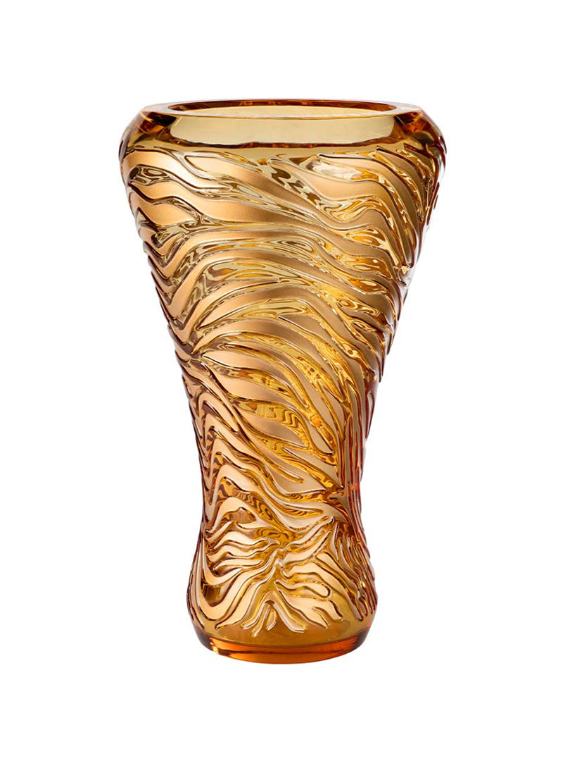 Tigre Vase Limited Edition Lalique gilded coating