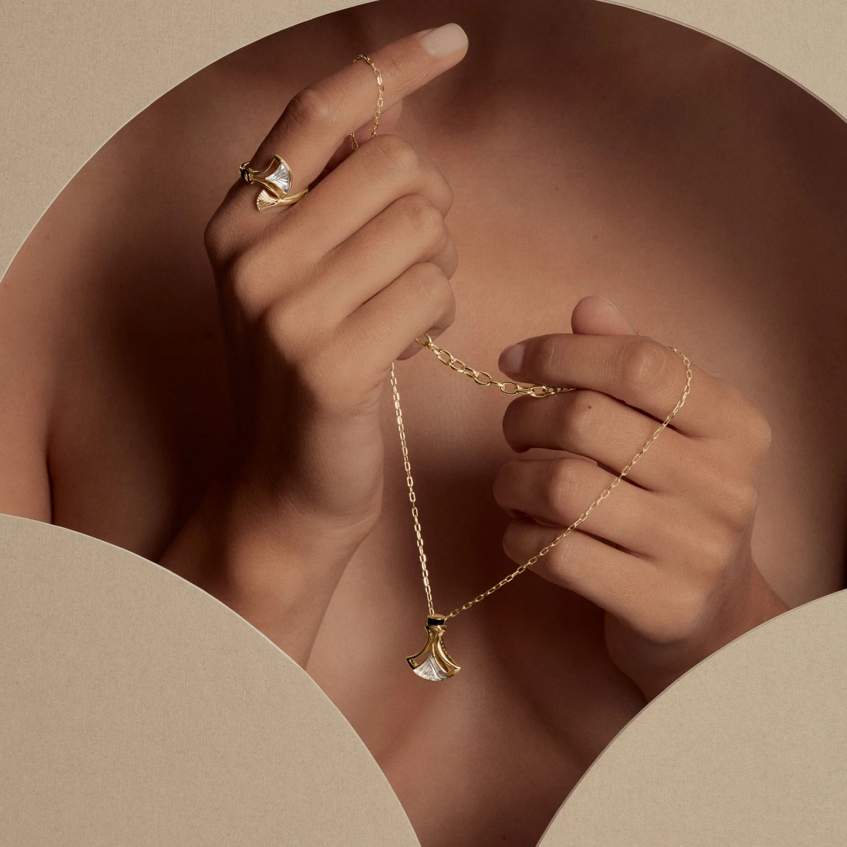 Buy Authentic Lalique Lalique Larcade Ring - Clear Crystal 18K Gold Plated Jewelry - FormFluent Sydney Australia