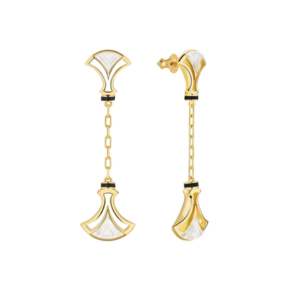 Lalique Larcade Earrings - Clear Crystal, 18K Gold Plated Jewelry by  Lalique at   FormFluent Sydney, Australia