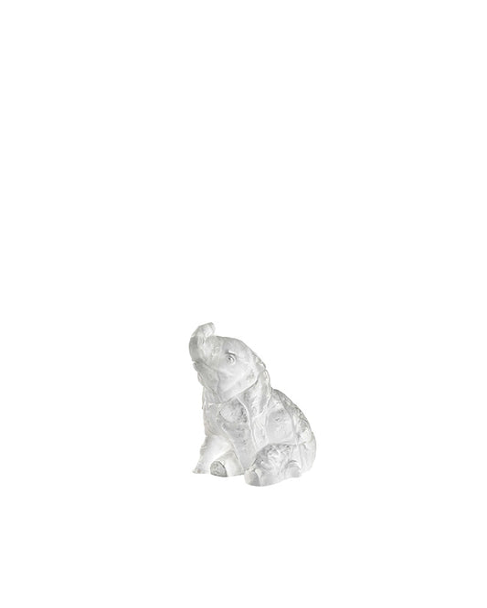  Lalique Baby Elephant Sculpture Clear Crystal Sculpture by Lalique at  FormFluent