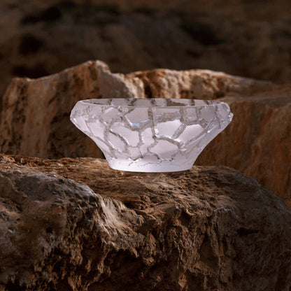 Lalique Caldera Bowl Clear Crystal Bowl by  Lalique at   FormFluent Sydney, Australia