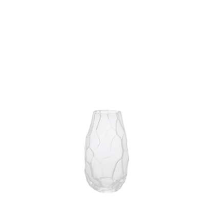 Lalique Silex Small Vase - Clear Crystal Vase by  Lalique at   FormFluent Sydney, Australia