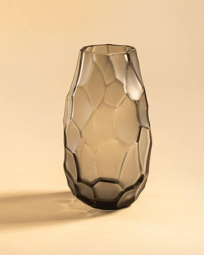 Lalique Silex Small Vase - Clear Crystal Vase by  Lalique at   FormFluent Sydney, Australia