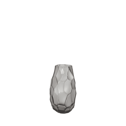 Lalique Silex Small Vase - Clear Crystal Vase by  Lalique at   FormFluent Sydney, Australia