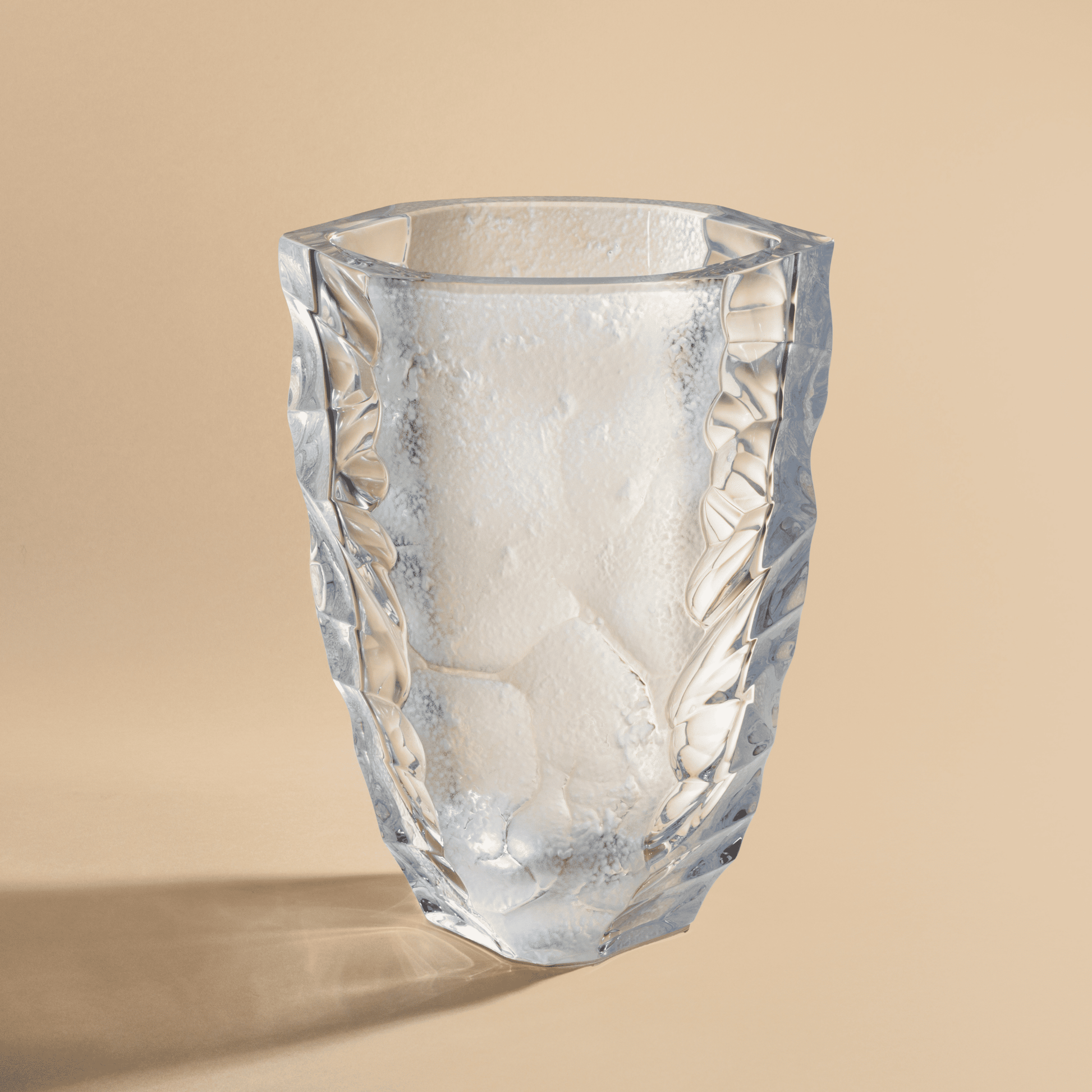 Buy Authentic Lalique Lalique Silex Vase Large Size Vase - FormFluent Sydney Australia