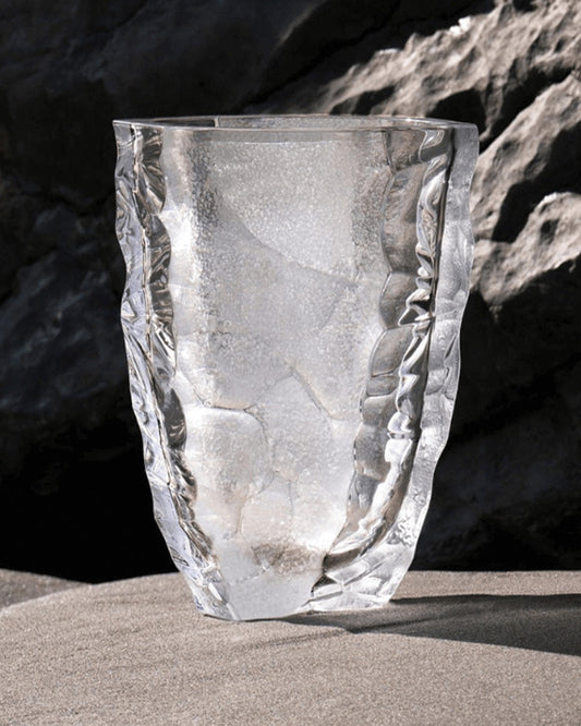 Buy Authentic Lalique Lalique Silex Vase Large Size Vase - FormFluent Sydney Australia