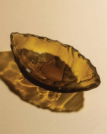 Lalique Silex Bowl Small Size - Canyon Crystal Bowl by  Lalique at   FormFluent Sydney, Australia