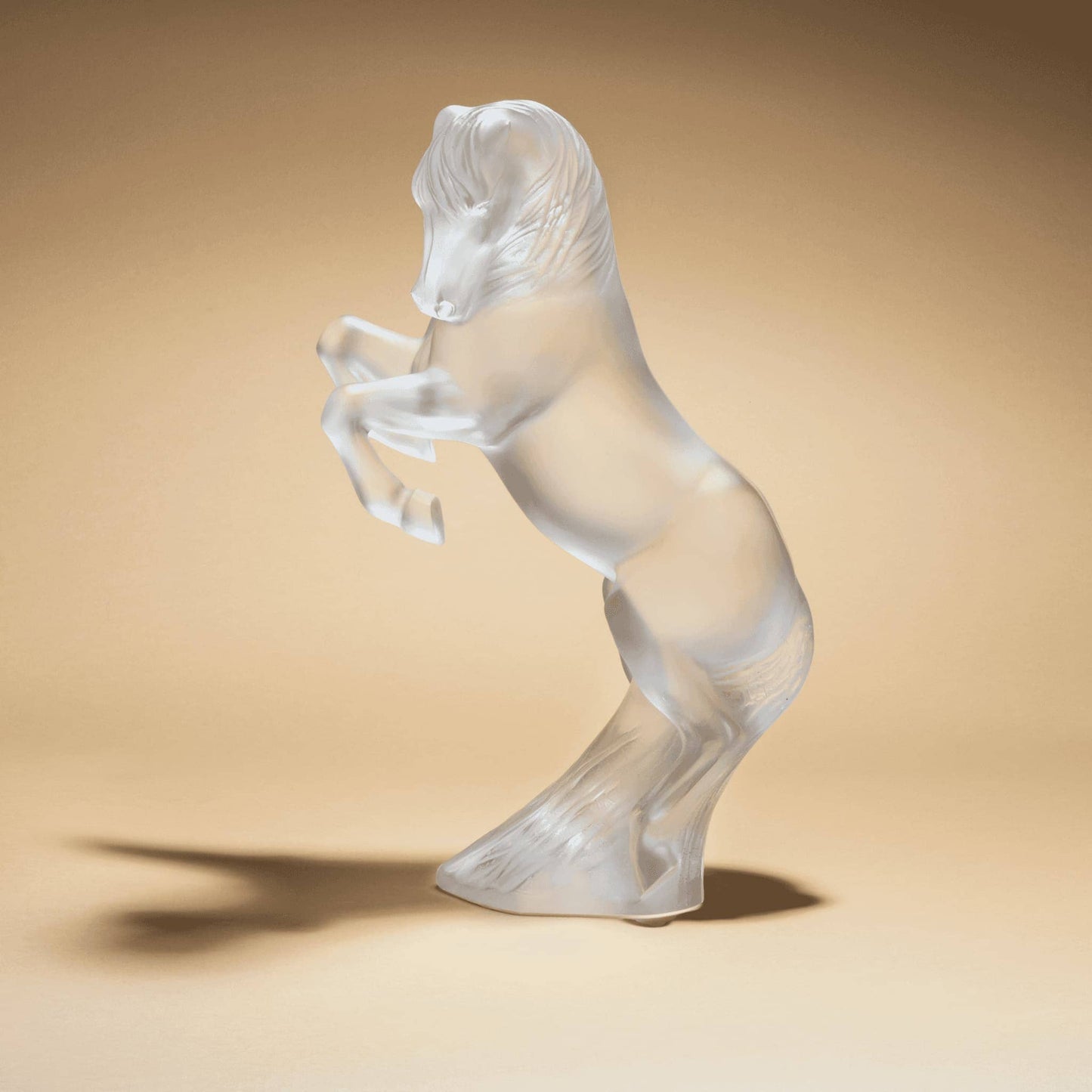 Lalique Prancing Horse Sculpture Small Size - Clear Crystal Sculpture by Lalique at  FormFluent Sydney, Australia