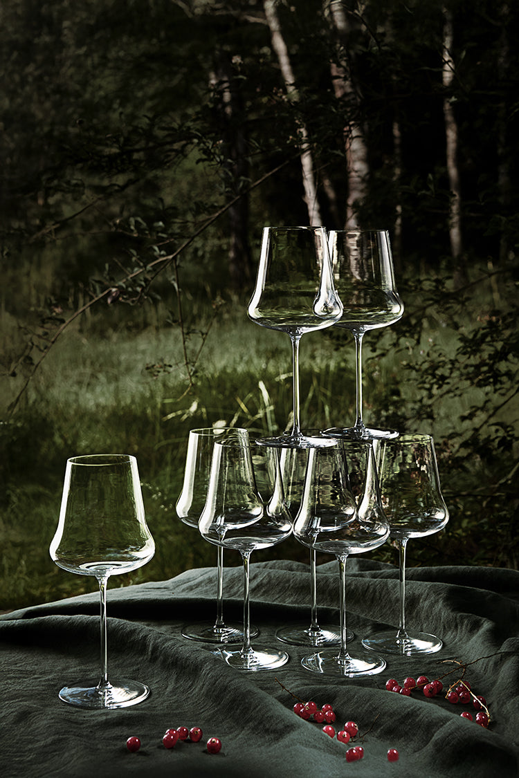 Buy Authentic Lalique Lalique 1er Cru Set of 2 Wine Glasses Barware - FormFluent Sydney Australia