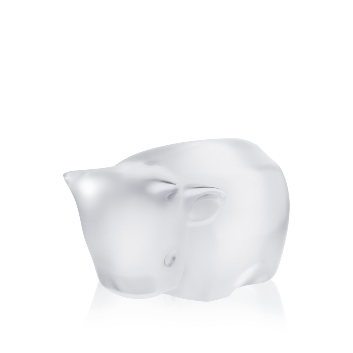 Lalique Niu Wang Wang Ox Sculpture - Clear crystal by Han Meilin, 2025