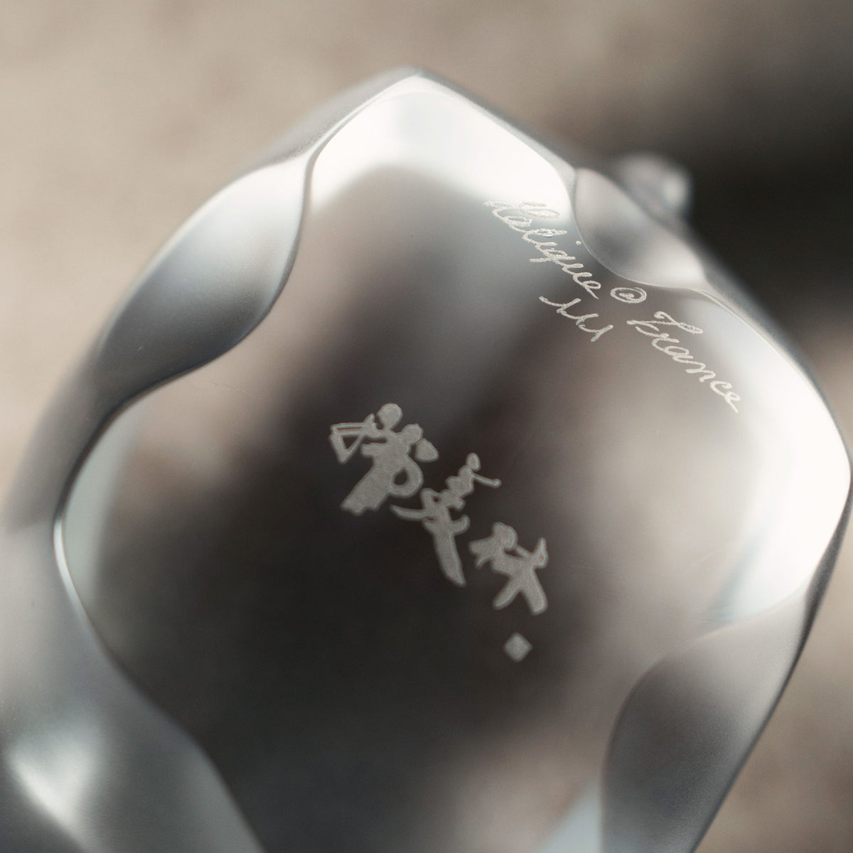 Lalique Niu Wang Wang Ox Sculpture - Gold luster crystal by Han Meilin, 2025