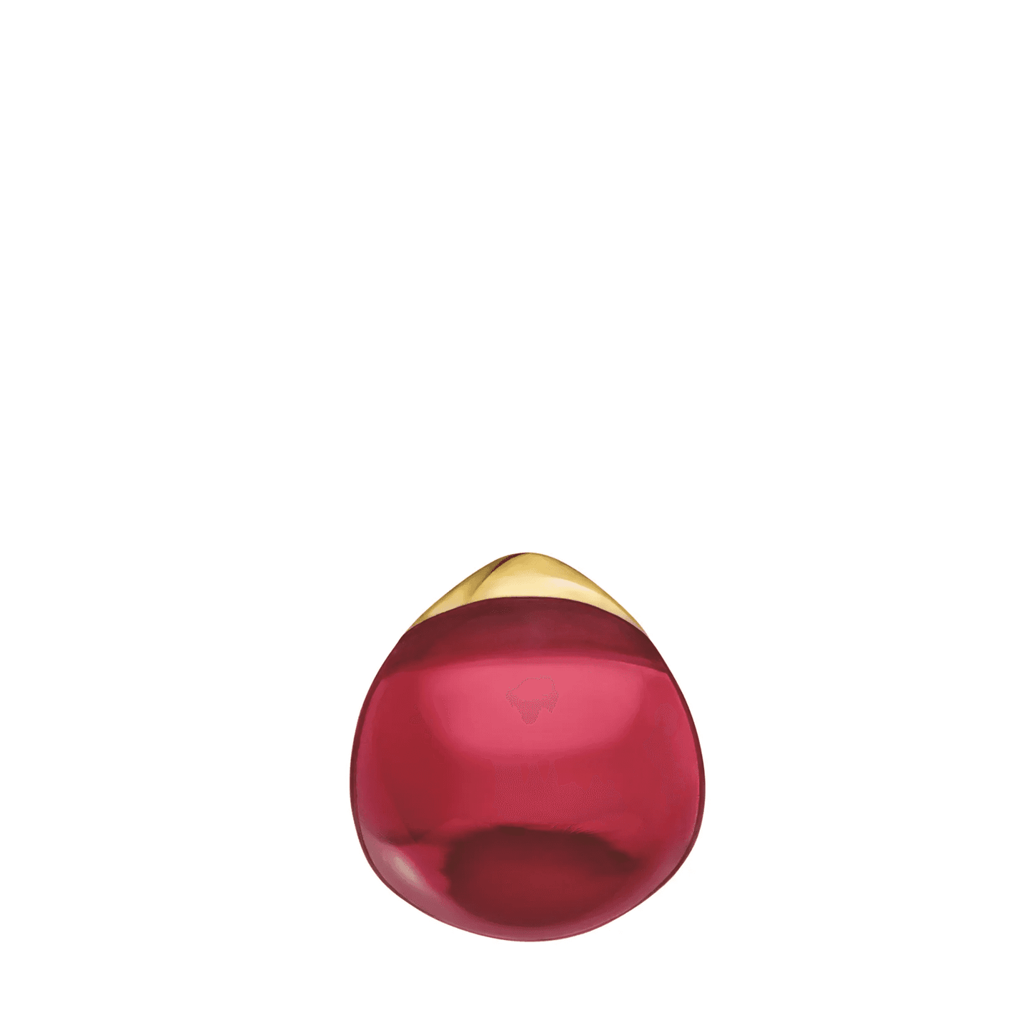 Lalique Cabochon Earrings - Red Crystal 18K Yellow Gold Plated Jewelry by  Lalique at   FormFluent Sydney, Australia