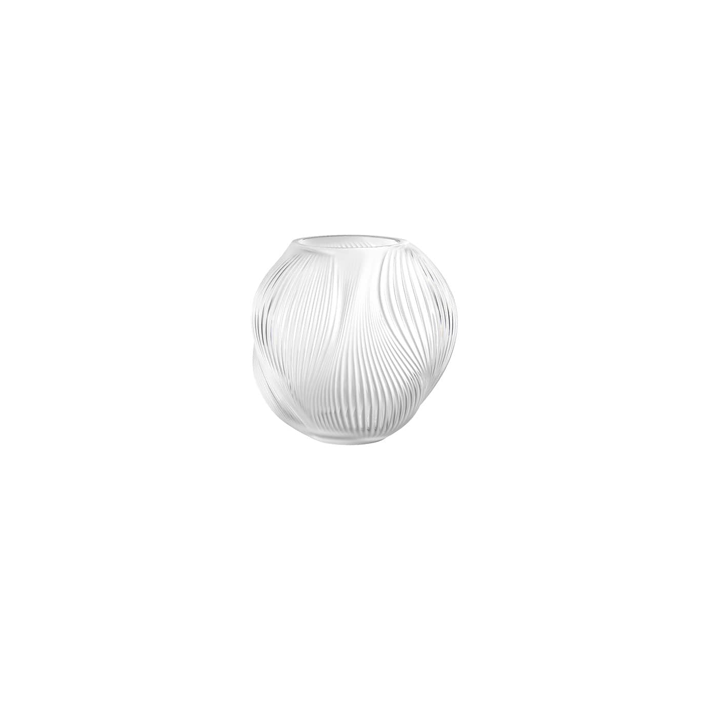 Lalique Alizé Small Vase Clear Crystal Vase by  Lalique at   FormFluent Sydney, Australia