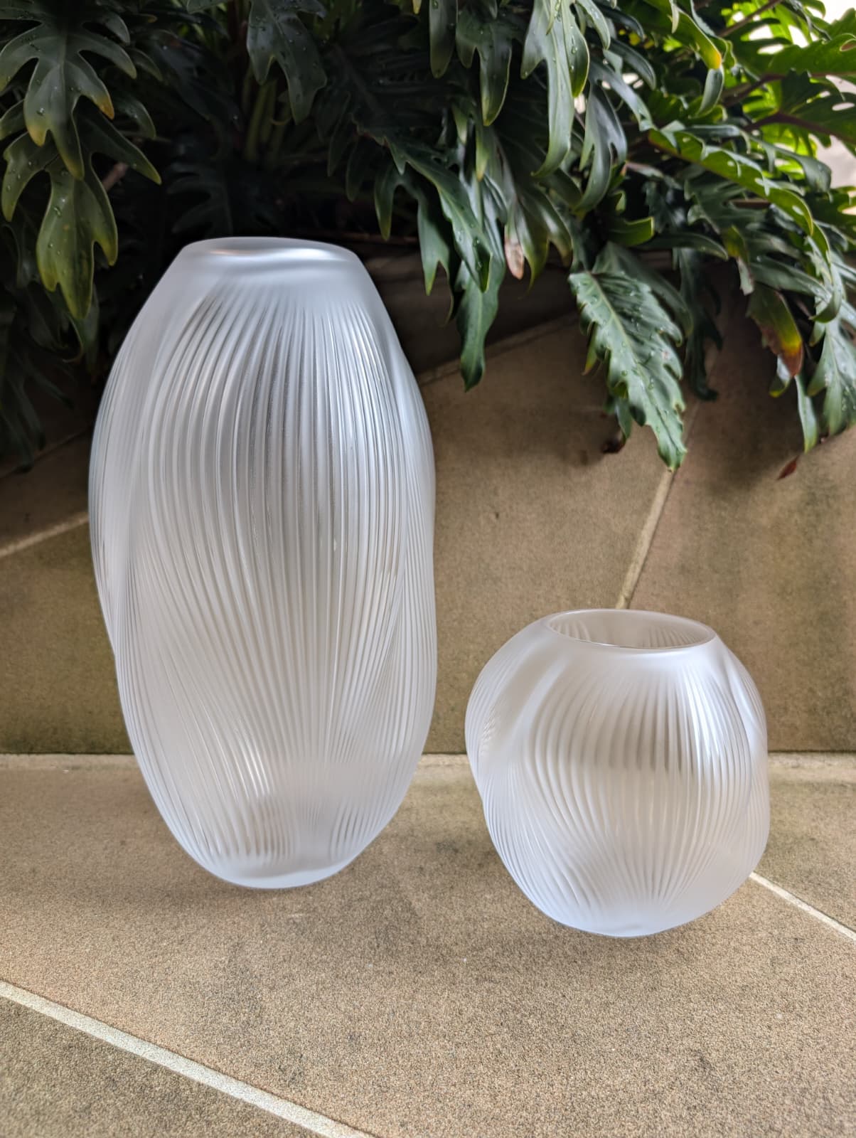 Lalique Alizé Vase Clear Crystal