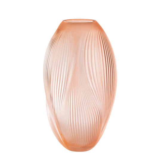  Lalique Alizé XXL Vase - Clear with coral patina crystal Vase by Lalique at  FormFluent
