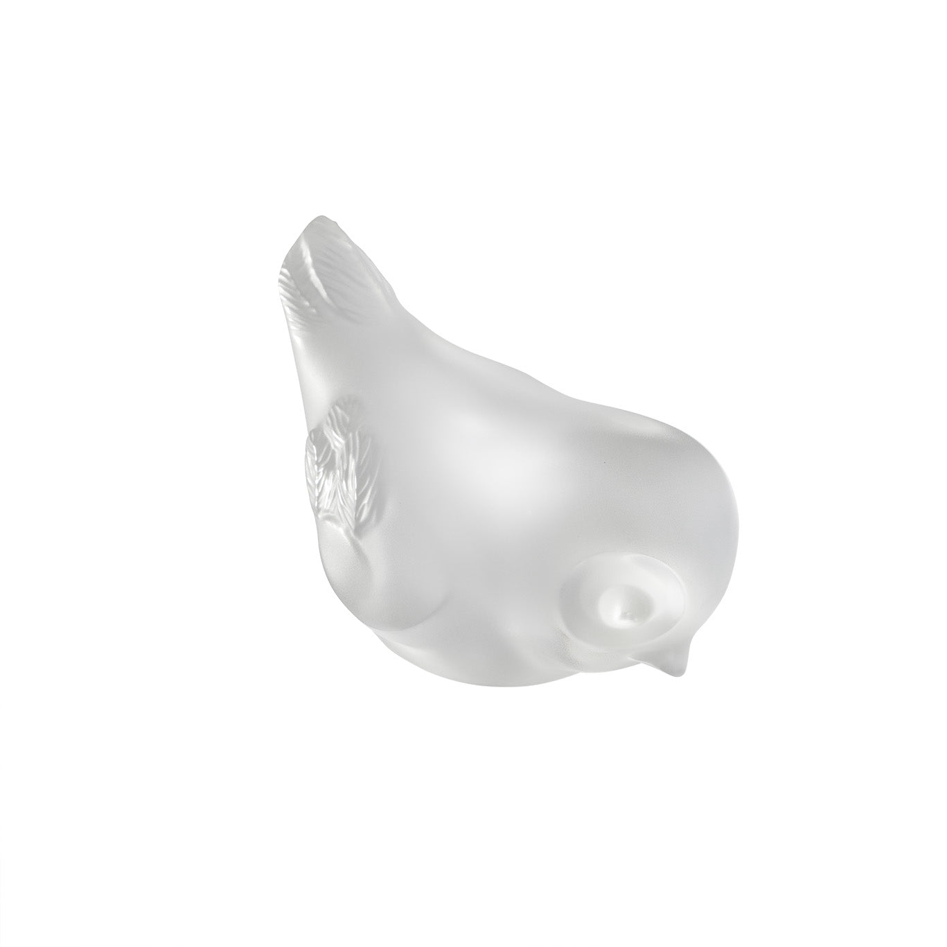  Lalique Piou-Piou bird head down Sculpture- Clear crystal Sculpture by Lalique at  FormFluent