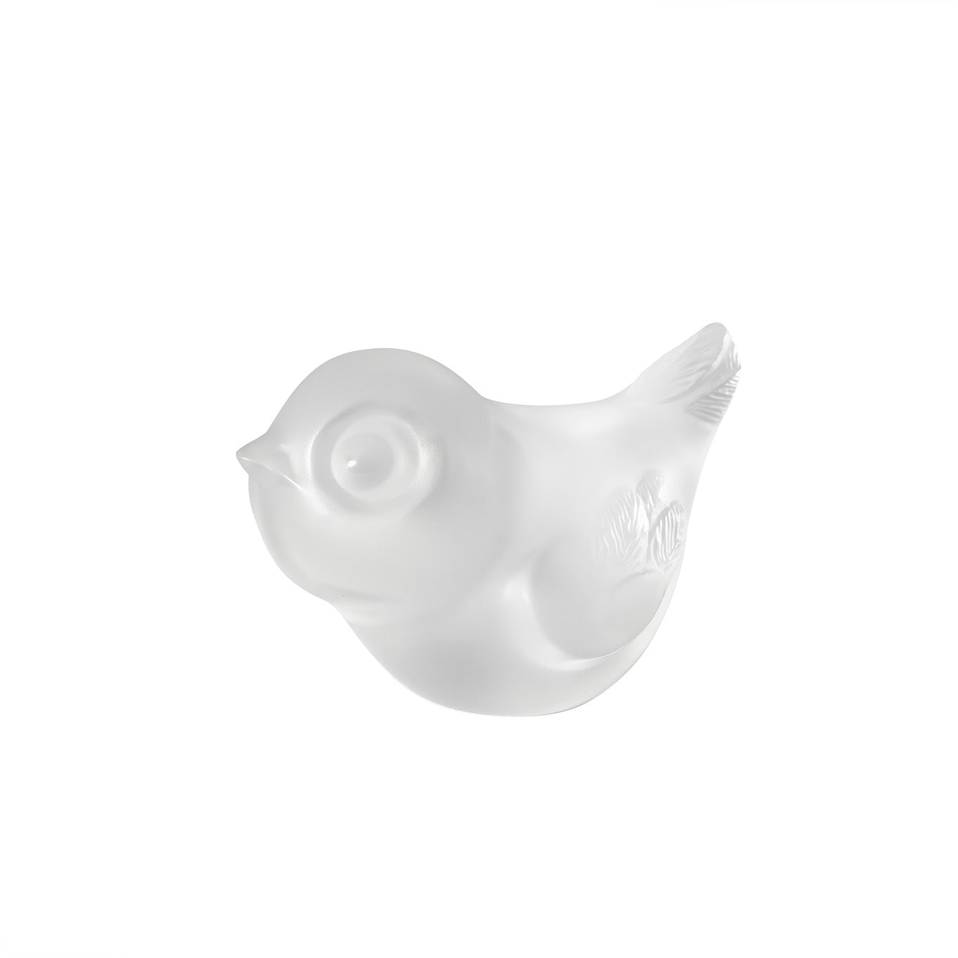  Lalique Piou-Piou Bird head up Sculpture - Clear Crystal Sculpture by Lalique at  FormFluent
