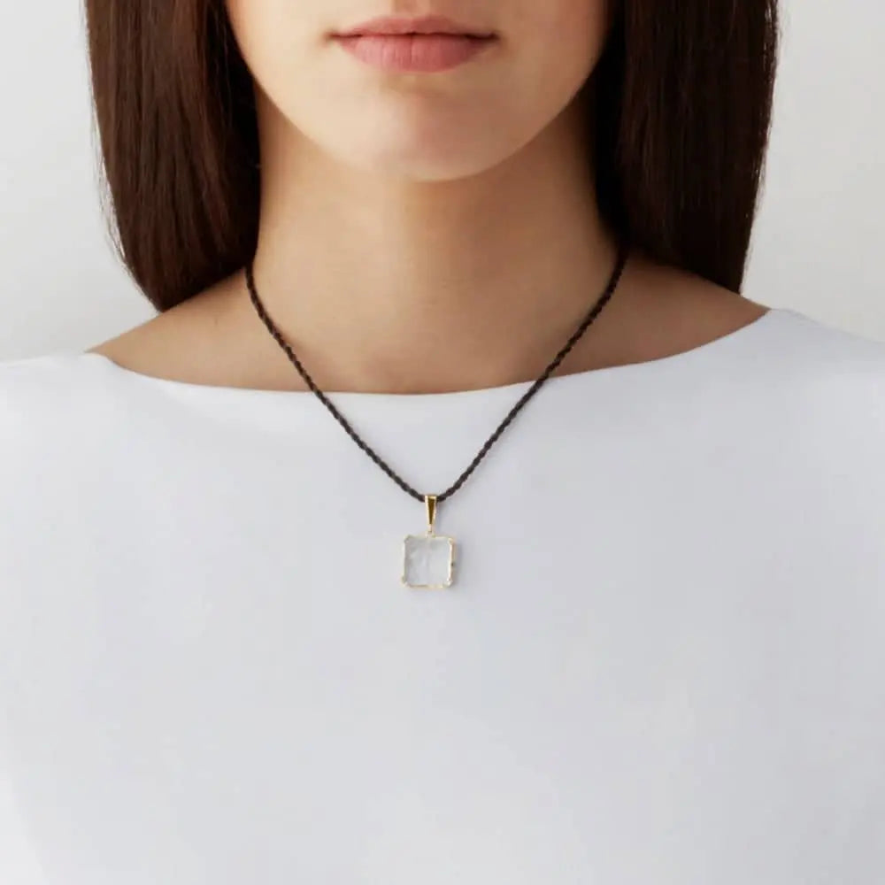 Lalique Aréthuse Pendant Clear Crystal 18K Yellow Gold Plated Jewelry by Lalique at  FormFluent Sydney, Australia