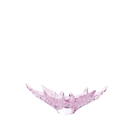 Lalique Champs-Élysées Small Bowl Pink Lustre Crystal Bowl by  Lalique at   FormFluent Sydney, Australia