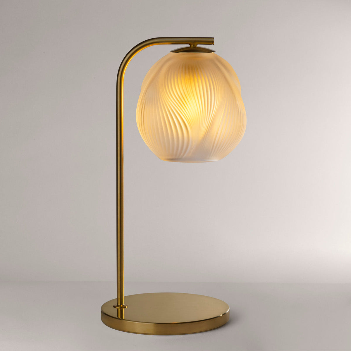 Lalique Alizé desk lamp - Gilded