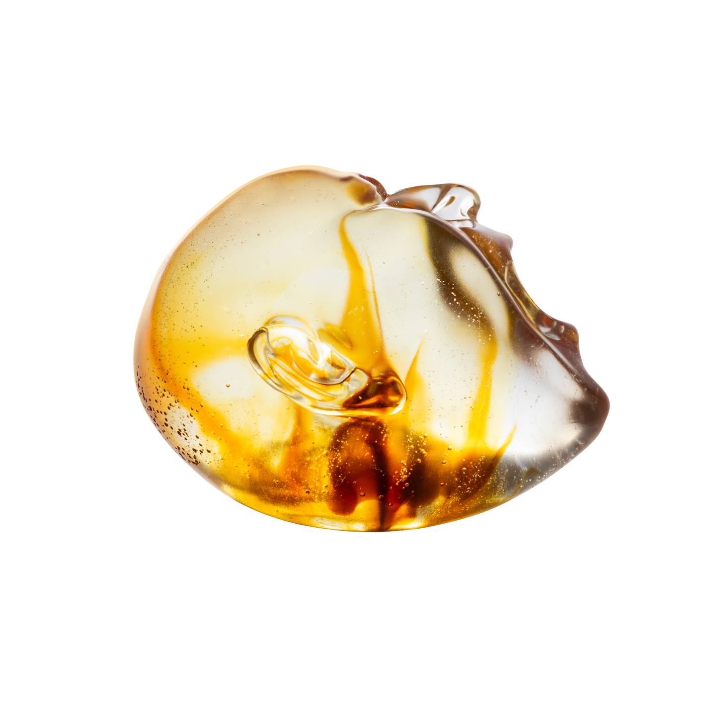 Lalique Yawning Man Amber Crystal Fang Lijun Lost Wax Limited Edition