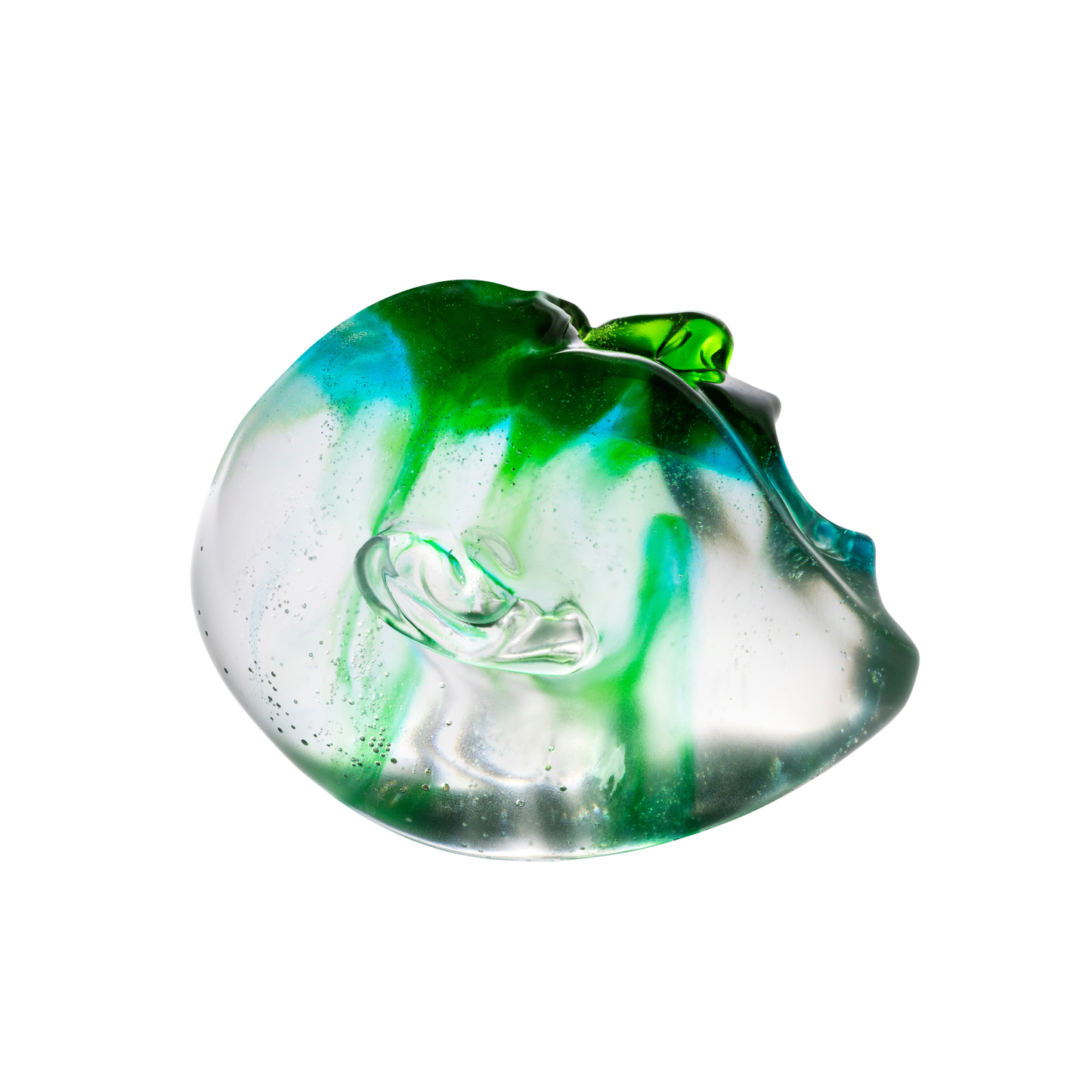 Lalique Yawning Man Green Crystal Fang Lijun Lost Wax Limited Edition