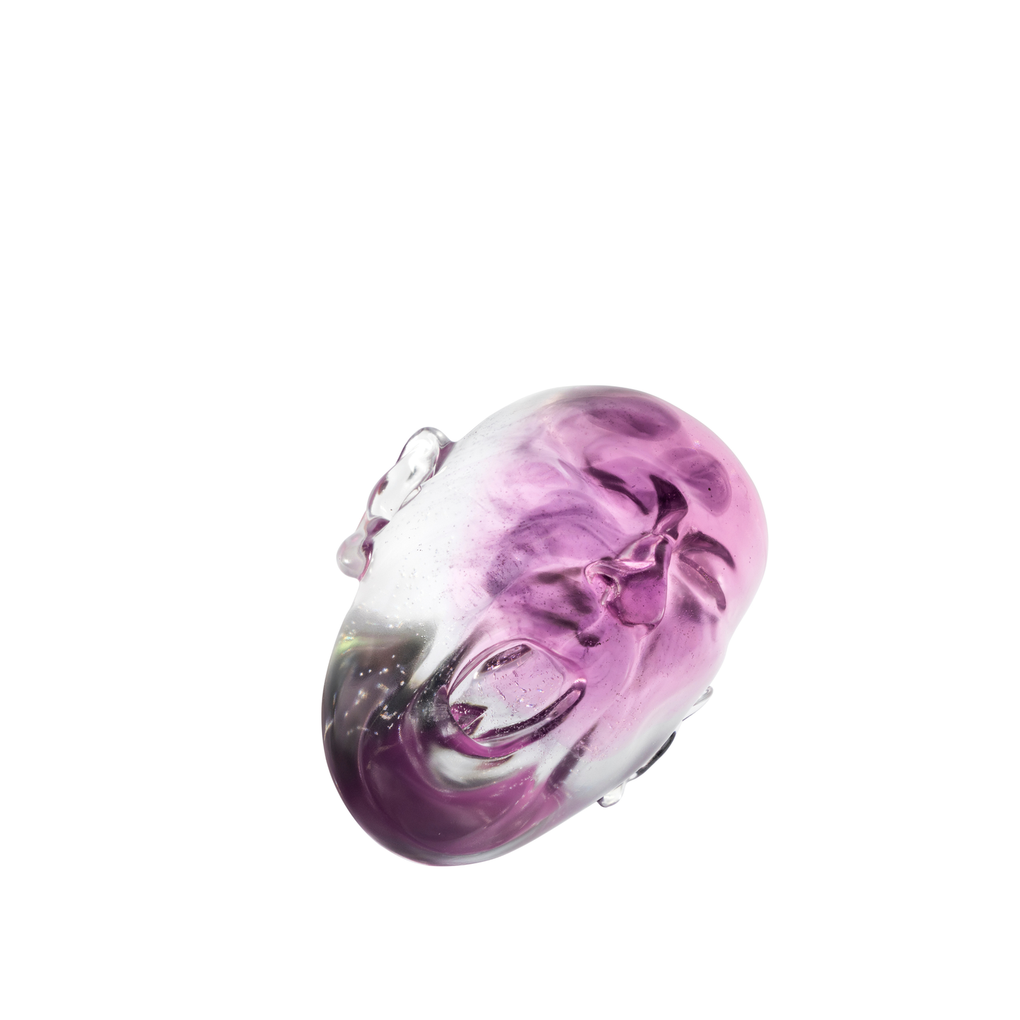Lalique Yawning Man Pink Crystal Fang Lijun Lost Wax Limited Edition