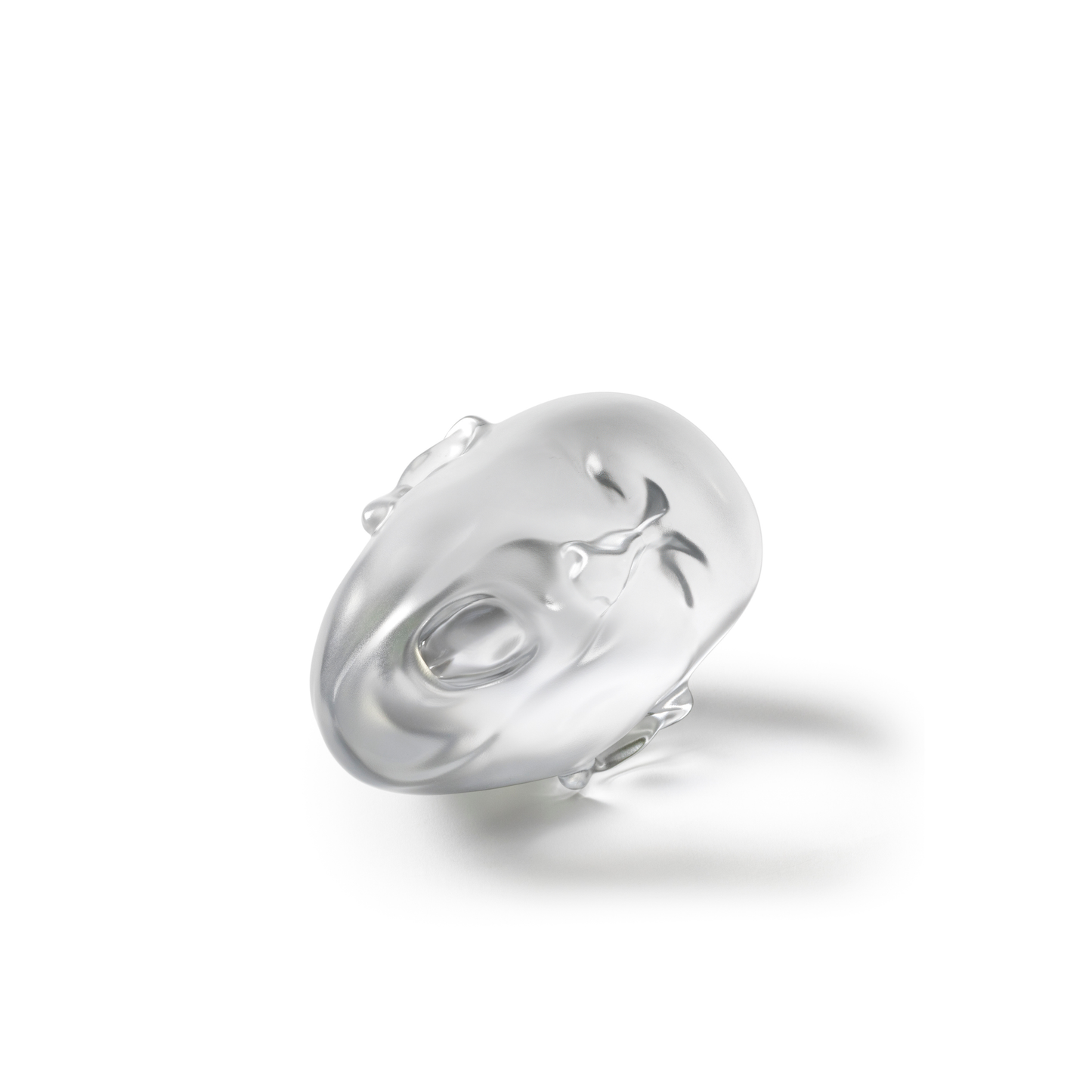 Lalique Yawning Man Clear Crystal Fang Lijun Numbered Edition
