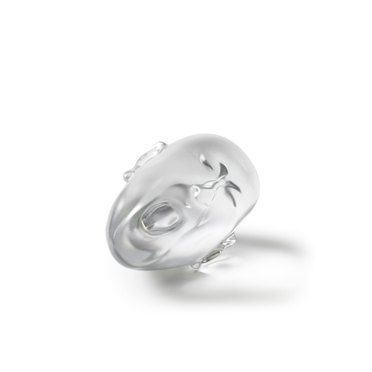 Lalique Yawning Man Clear Crystal Fang Lijun Numbered Edition - FormFluent