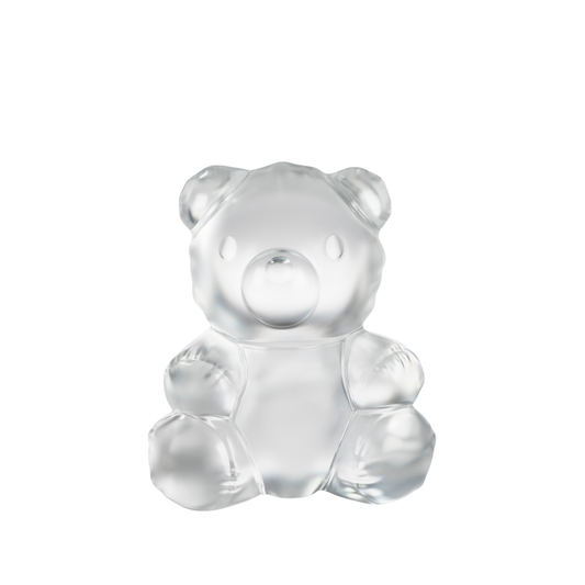 Lalique Teddy Air Large Sculpture Numbered Edition - Clear Crystal