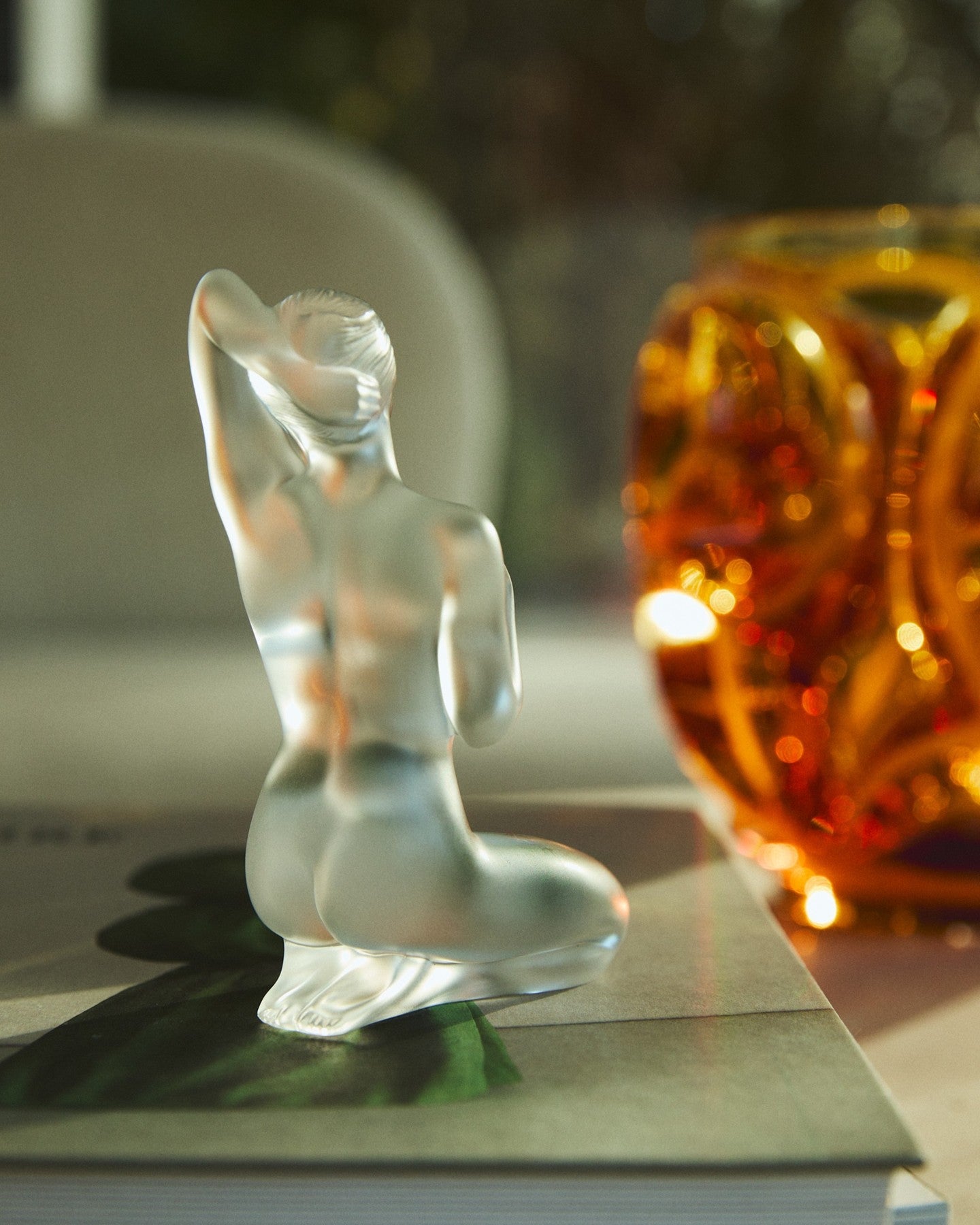 Lalique Aphrodite Small Nude Crystal Sculpture