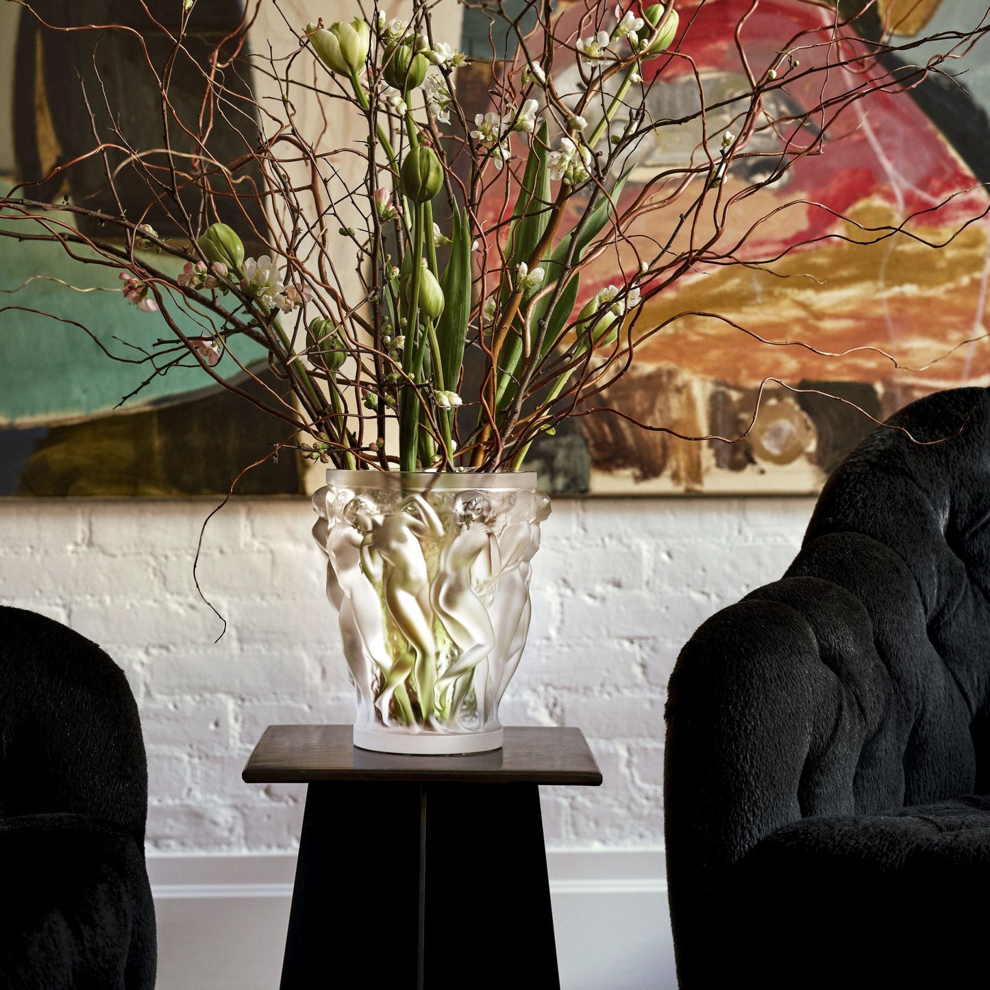 Buy Authentic Lalique Lalique Bacchantes Vase Vase - FormFluent Sydney Australia