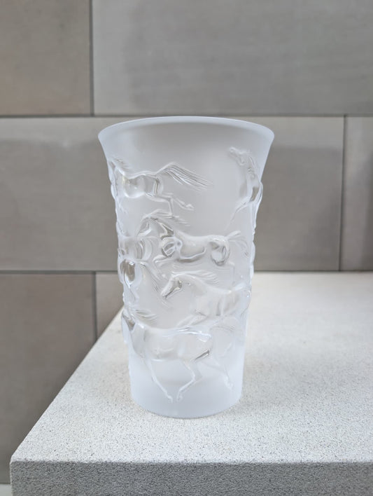  Lalique Mustang Horse Vase Vase by Lalique at  FormFluent