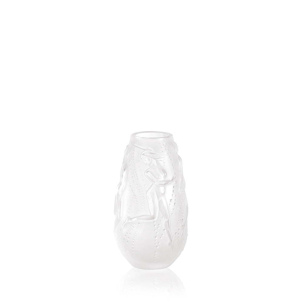 Nymphes Vase Lalique clear crystal